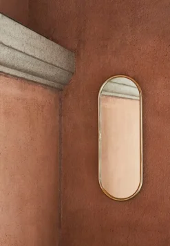 AYTM Angui mirror, 78 x 29 cm, gold