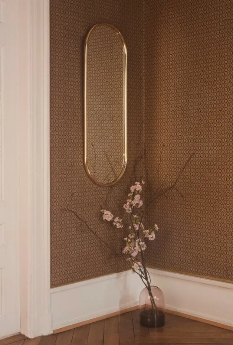 AYTM Angui mirror, 108 x 39 cm, gold