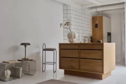 AYTM Curva bench, silver