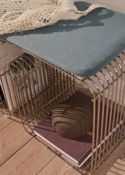 AYTM Curva bench, silver