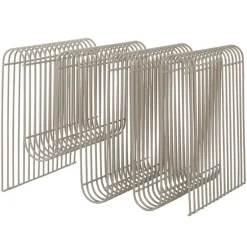 AYTM Curva magazine holder, taupe