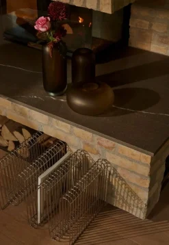 AYTM Curva magazine holder, silver