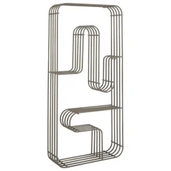 AYTM Curva Rectangular display shelf, taupe