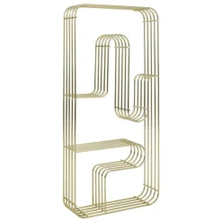 AYTM Curva Rectangular display shelf, gold