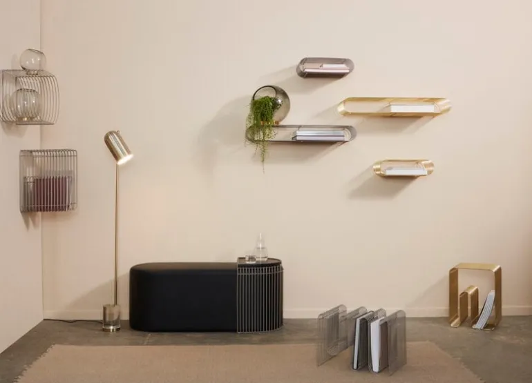 AYTM Curva table, taupe