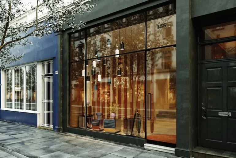 AYTM Curva umbrella holder, black