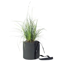 Bacsac Hanging fabric pot, 10 L, black grey