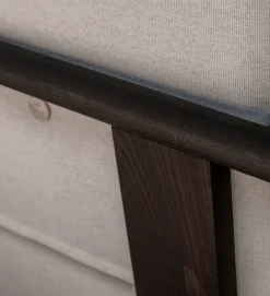 Bebó Objects Baba 3-seater sofa, brown ash - off white