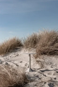 Bebó Objects Octi side table, high, aluminum