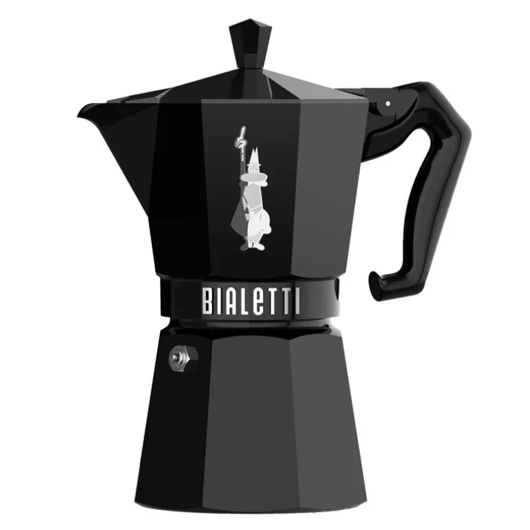 Bialetti Moka Exclusive espresso maker, 6 cups, black