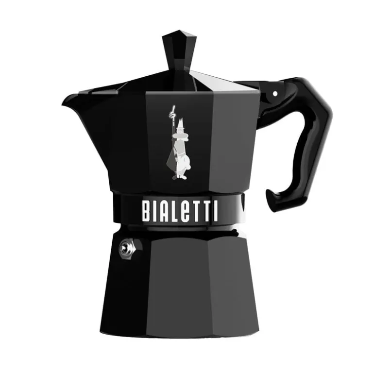 Bialetti Moka Exclusive espresso maker, 3 cups, black