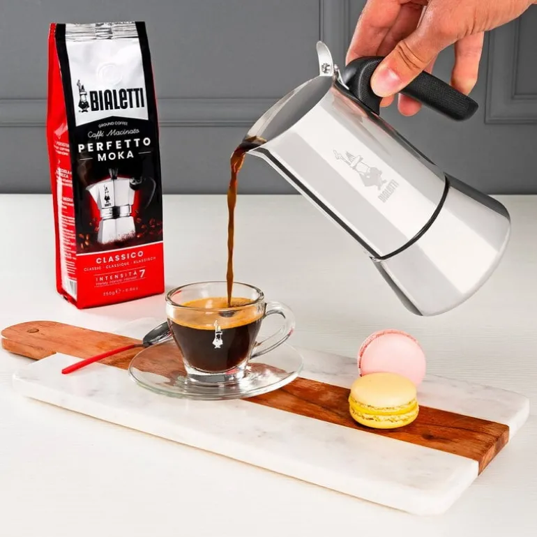 Bialetti Venus Induction espresso maker, 10 cups, steel