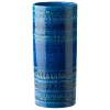 Bitossi Cylinder vase, Rimini blue