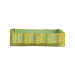Bitossi Merlate bowl, 36 x 32 x 10 cm, green - yellow
