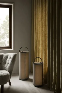 Blomus Tawa Mobile portable floor lamp, L, stone