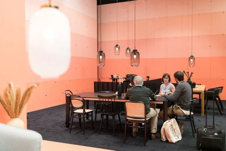 Bomma Lantern pendant, clear - black