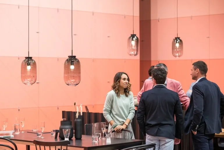 Bomma Lantern pendant, clear - black