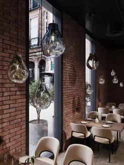 Bomma Soap pendant, small, silver