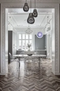 Bomma Soap pendant, small, silver