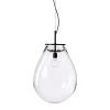 Bomma Tim pendant, medium, clear - black