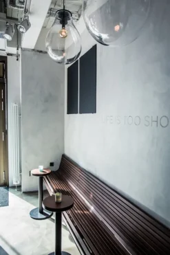 Bomma Tim pendant, medium, clear - black