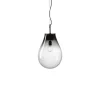 Bomma Tim pendant, small, smoke - black