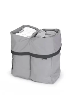Brabantia Bo Laundry Bin Hi bag, 2 x 45 L