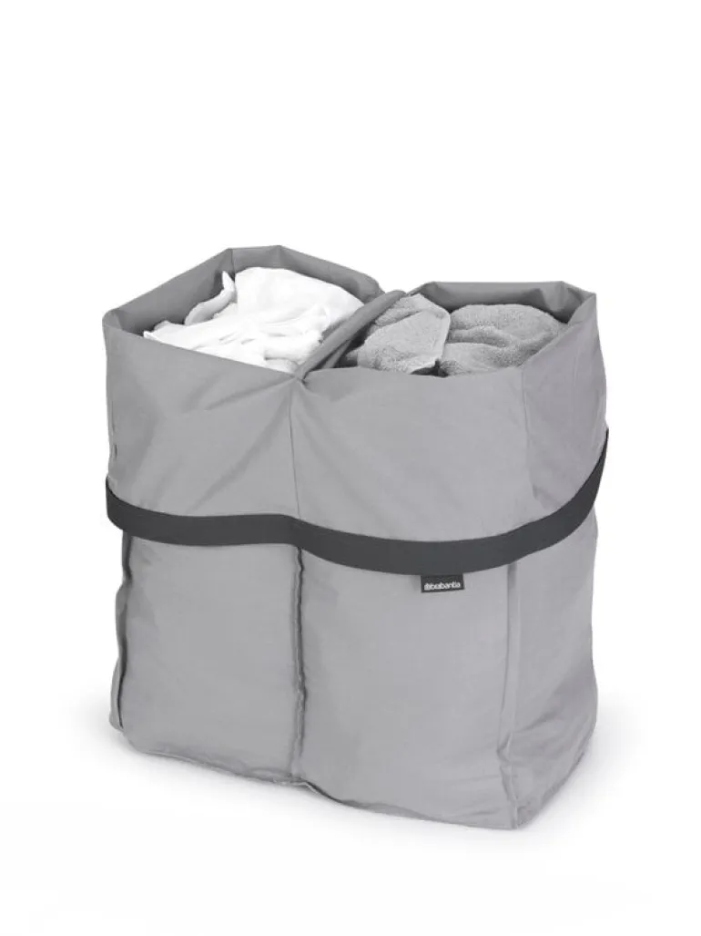 Brabantia Bo Laundry Bin Hi bag, 2 x 45 L