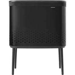Brabantia Bo Laundry Bin, 60 L, matt black