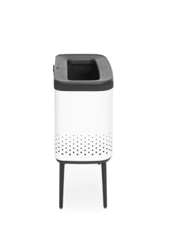 Brabantia Bo Laundry Bin, 60 L, white