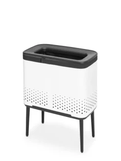 Brabantia Bo Laundry Bin, 60 L, white