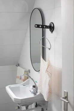 Brabantia Clothes hook with suction cup, black