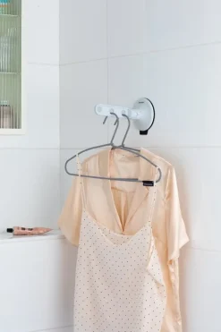 Brabantia Clothes hook with suction cup, light grey