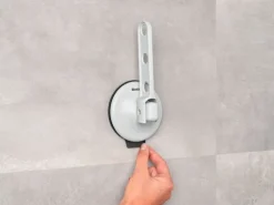 Brabantia Clothes hook with suction cup, light grey