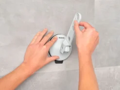 Brabantia Clothes hook with suction cup, light grey