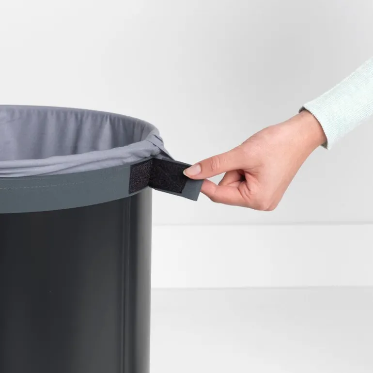 Brabantia Laundry bin 60L, matt black - cork lid