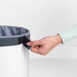 Brabantia Laundry bin 35L, white - cork lid