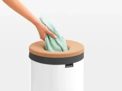 Brabantia Laundry bin 35L, white - cork lid