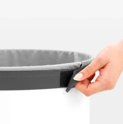 Brabantia Laundry bin 60L, white - cork lid