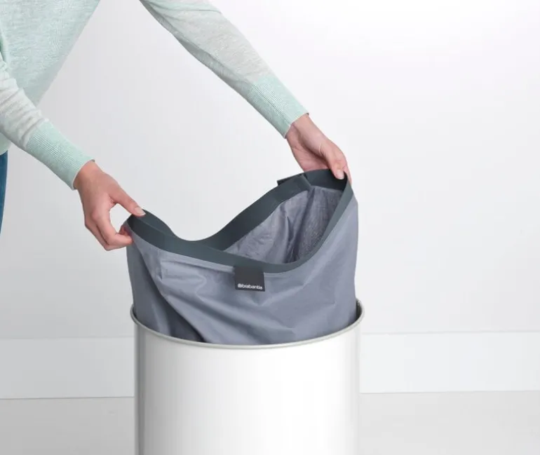 Brabantia Laundry bin 60L, white - cork lid