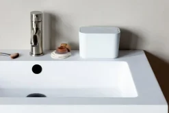 Brabantia MindSet bathroom waste caddy, mineral fresh white