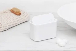 Brabantia MindSet bathroom waste caddy, mineral fresh white