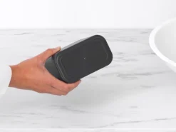 Brabantia MindSet bathroom waste caddy, mineral infinite grey