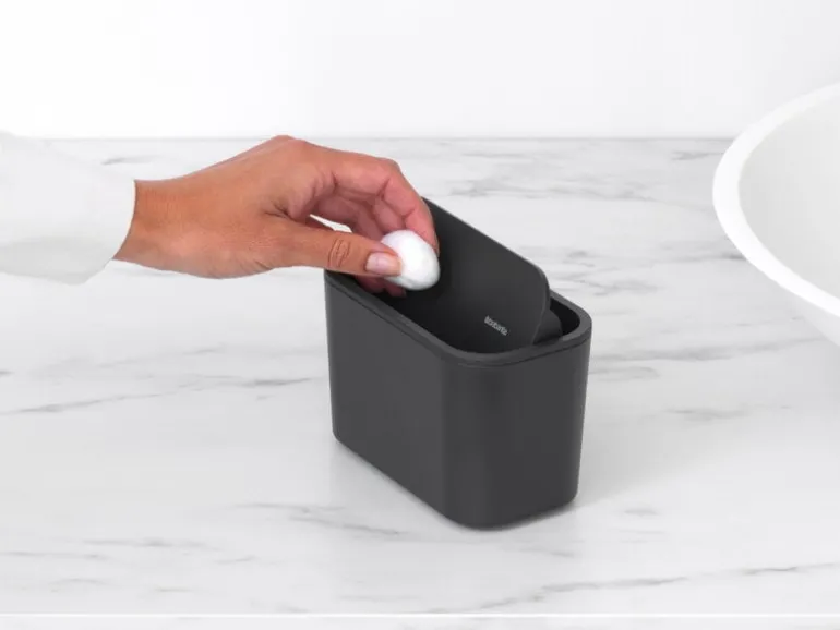 Brabantia MindSet bathroom waste caddy, mineral infinite grey