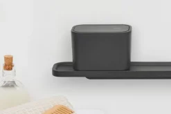 Brabantia MindSet bathroom waste caddy, mineral infinite grey