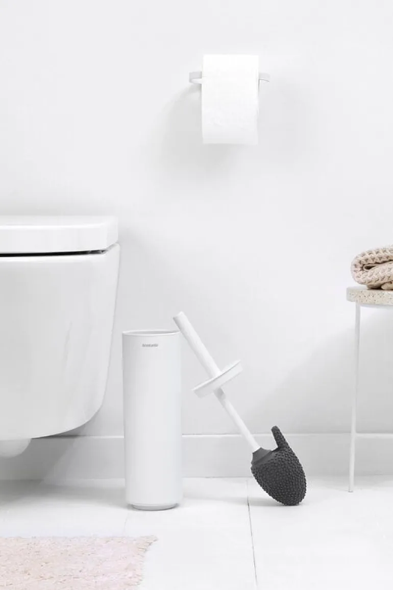 Brabantia MindSet replacement toilet brush, silicone, dark grey