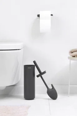 Brabantia MindSet replacement toilet brush, silicone, dark grey