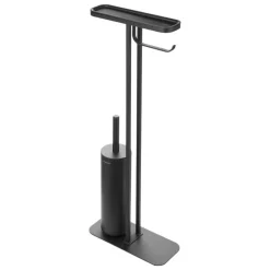 Brabantia MindSet toilet butler, silicone, mineral infinite grey