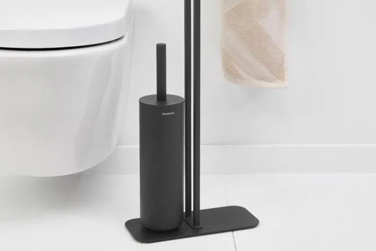 Brabantia MindSet toilet butler, silicone, mineral infinite grey