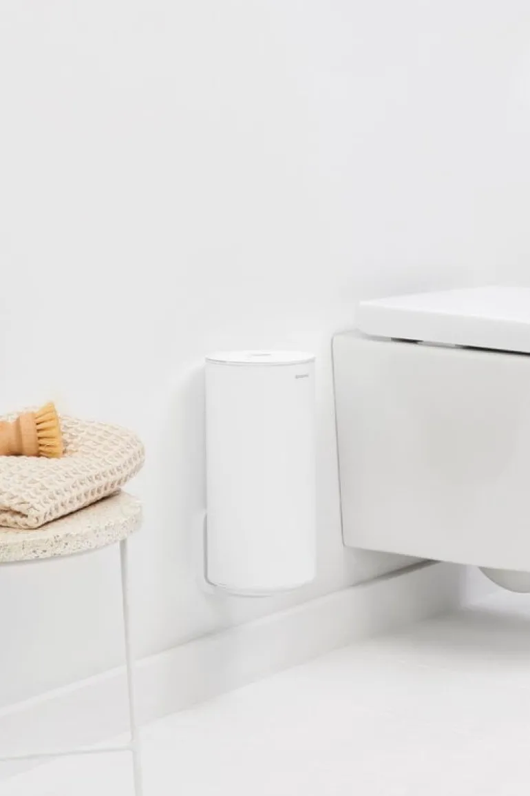 Brabantia MindSet toilet roll dispenser, mineral fresh white